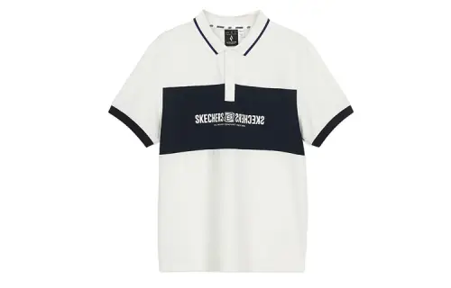 Skechers Polo Shirt Men's Marshmallow White