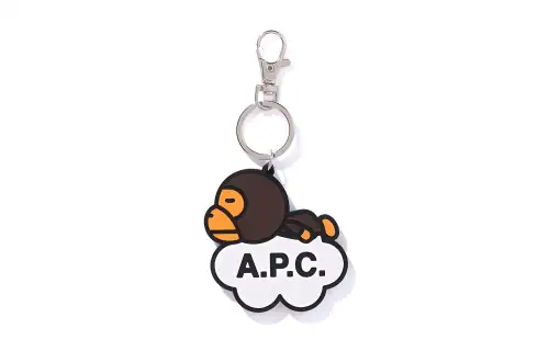 A BATHING APE Keychains Unisex Brown