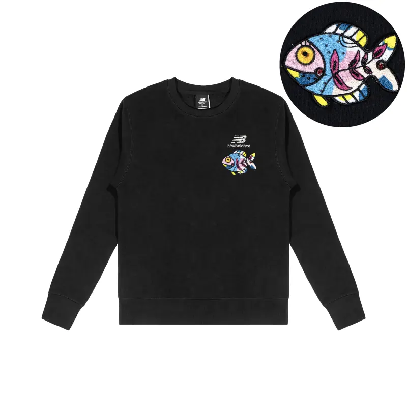 New Balance Extraordinary Sweatshirt Unisex Black