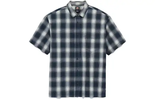 Vans Nick Michel Shirts Men's Blue Lapel Moderate Other