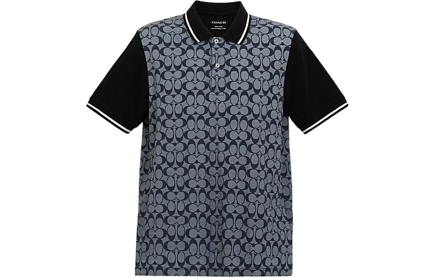 Мужская рубашка-поло COACH SS24 Polo (серая)