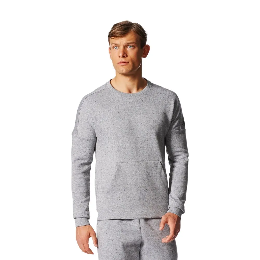 Adidas Sweatshirt Men's Medium Heather Gray