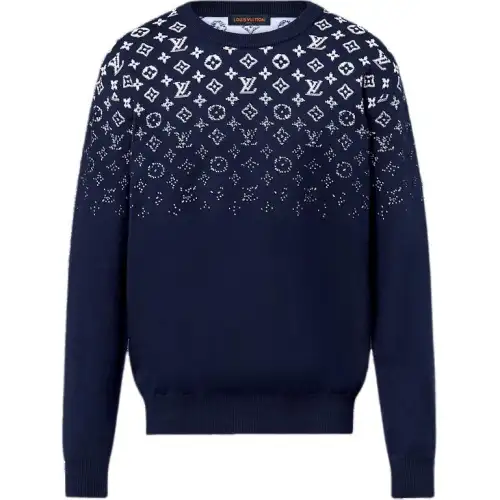 LOUIS VUITTON Gradient Cotton Crewneck