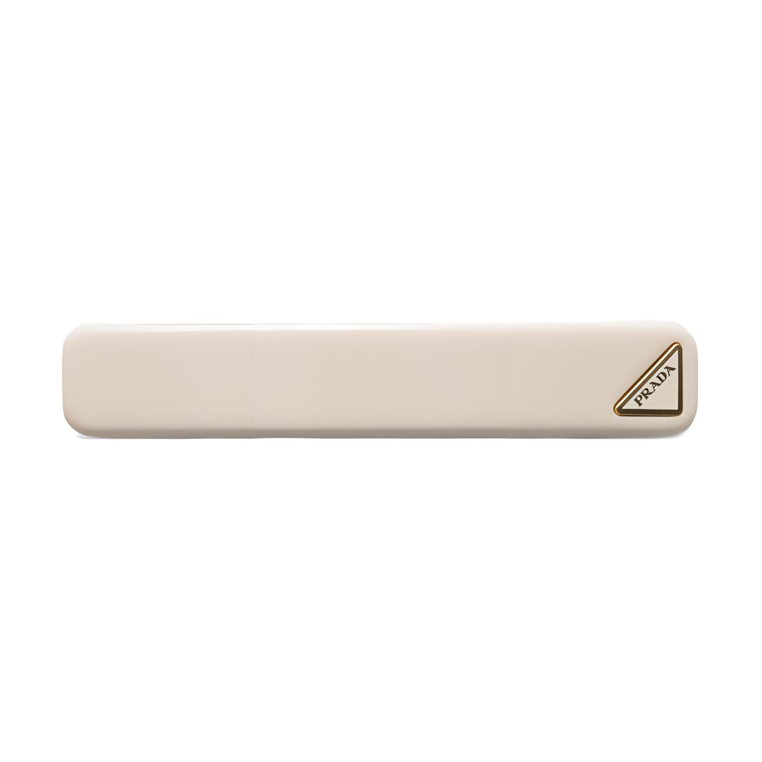 PRADA Prada, enamel, yellow hairgrip, with your logo imprint