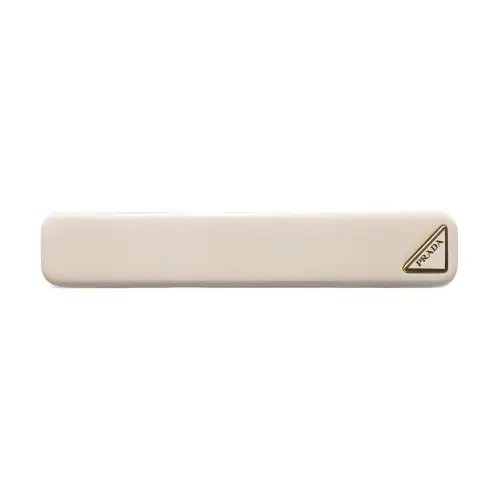 PRADA Triangle logo Hair Clip