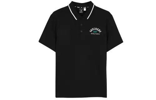 Skechers Polo Shirt Men's Carbon Black