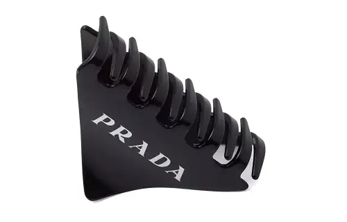 PRADA Hair Clips Women's Black