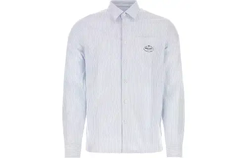 PRADA Pinstripe Button Up Shirt