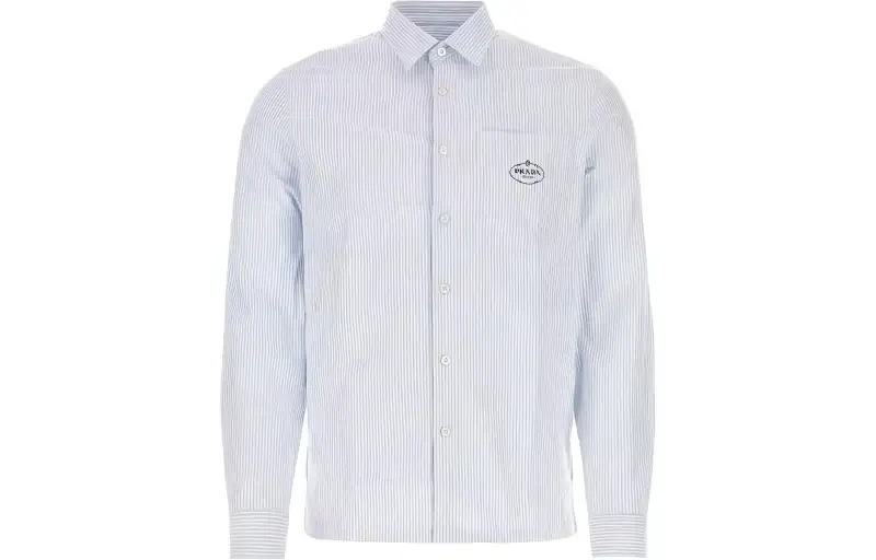 PRADA Pinstripe Button Up Shirt