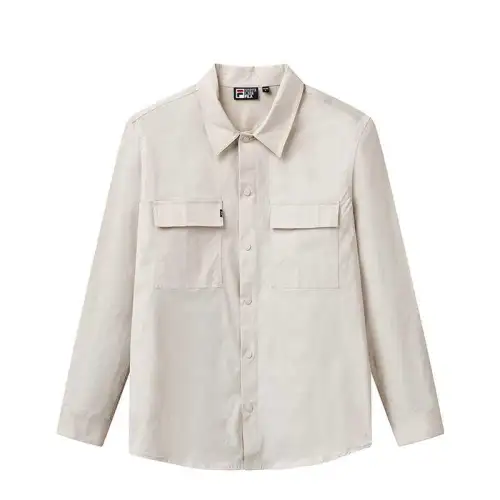 FILA Shirt Men's White Birch Gray