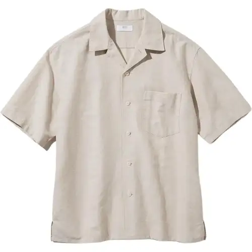 UNIQLO Shirts Unisex Beige Moderate