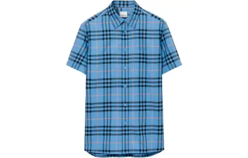 【Previous Season】check-pattern cotton shirt