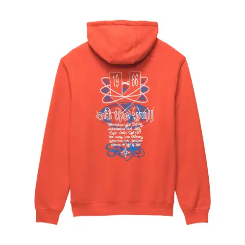 Vans Sweatshirts Men's Orange Hooded Moderate Regular
