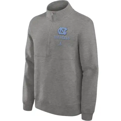 JORDAN North Carolina Tar Heels Primetime Club Men's JORDAN College 1/2-Zip Crew