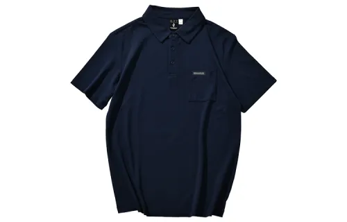 Skechers Polo Shirt Men's Navy Blue