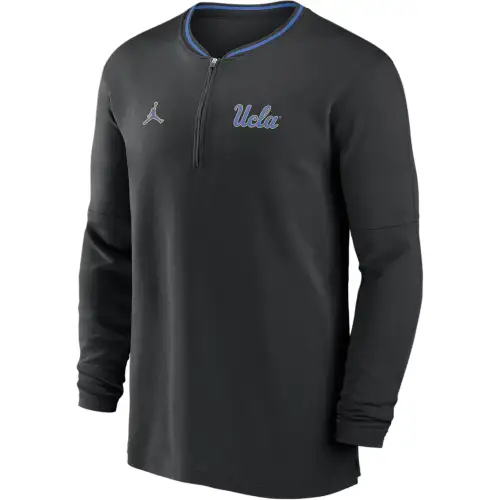 JORDAN Ucla Bruins Sideline Coach Men's JORDAN Dri-FIT College 1/2-Zip Long-Sleeve Top