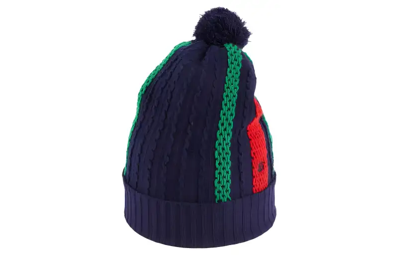 GUCCI Polyester Beanies Men's Dark Blue