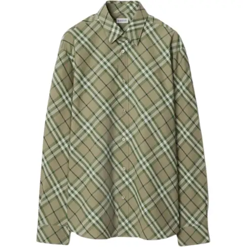 Burberry checked cotton shirt