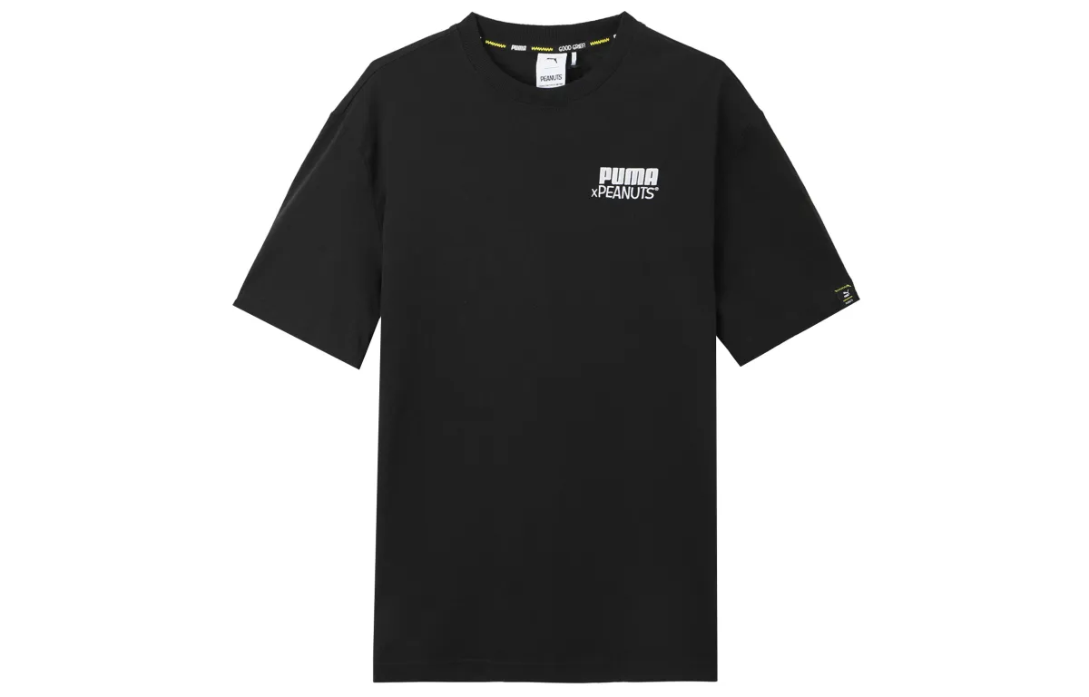 PUMA x Peanuts T Shirt Men's Black