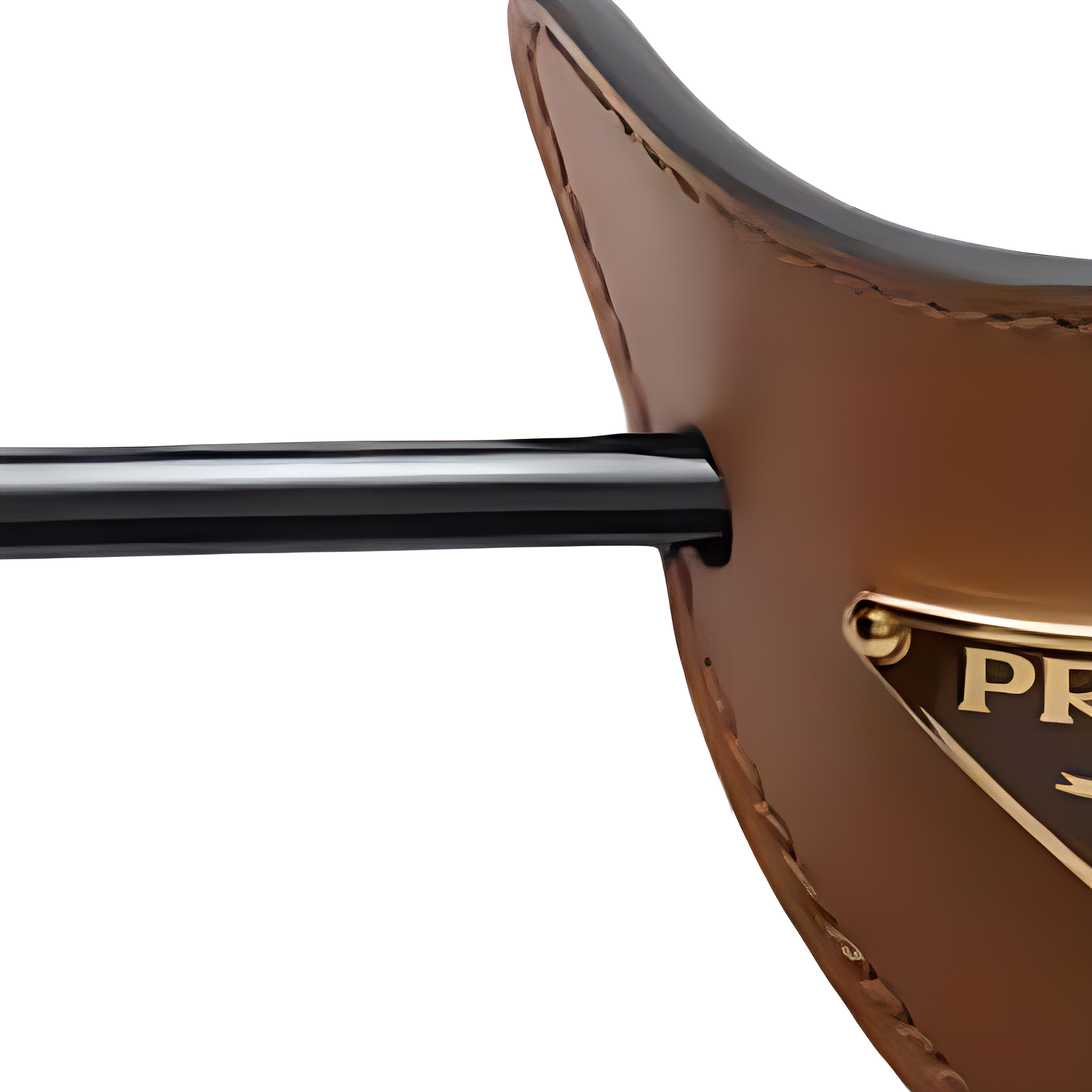 Женский фа Prada 1IF004_8NQ_F0ORP (коньячный) — фото 3