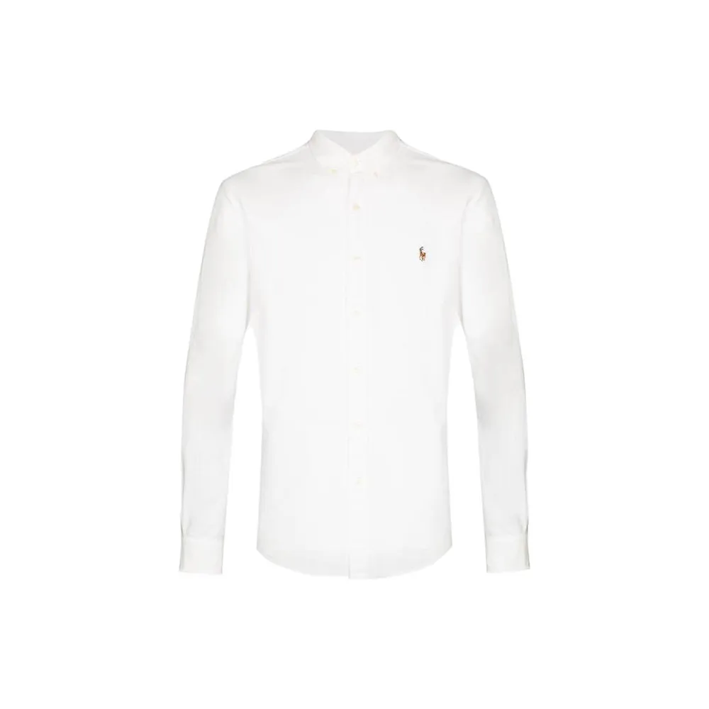 Polo Ralph Lauren logo-embroidery long-sleeve shirt