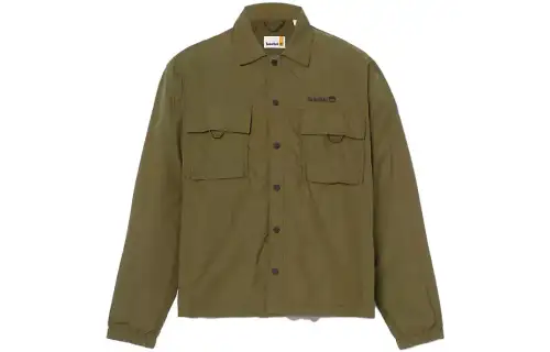 Timberland Shirts Men's Olive V Neck Moderate Other