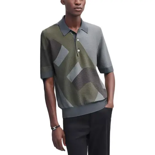 HERMES Polo Shirt Men's Multicolor
