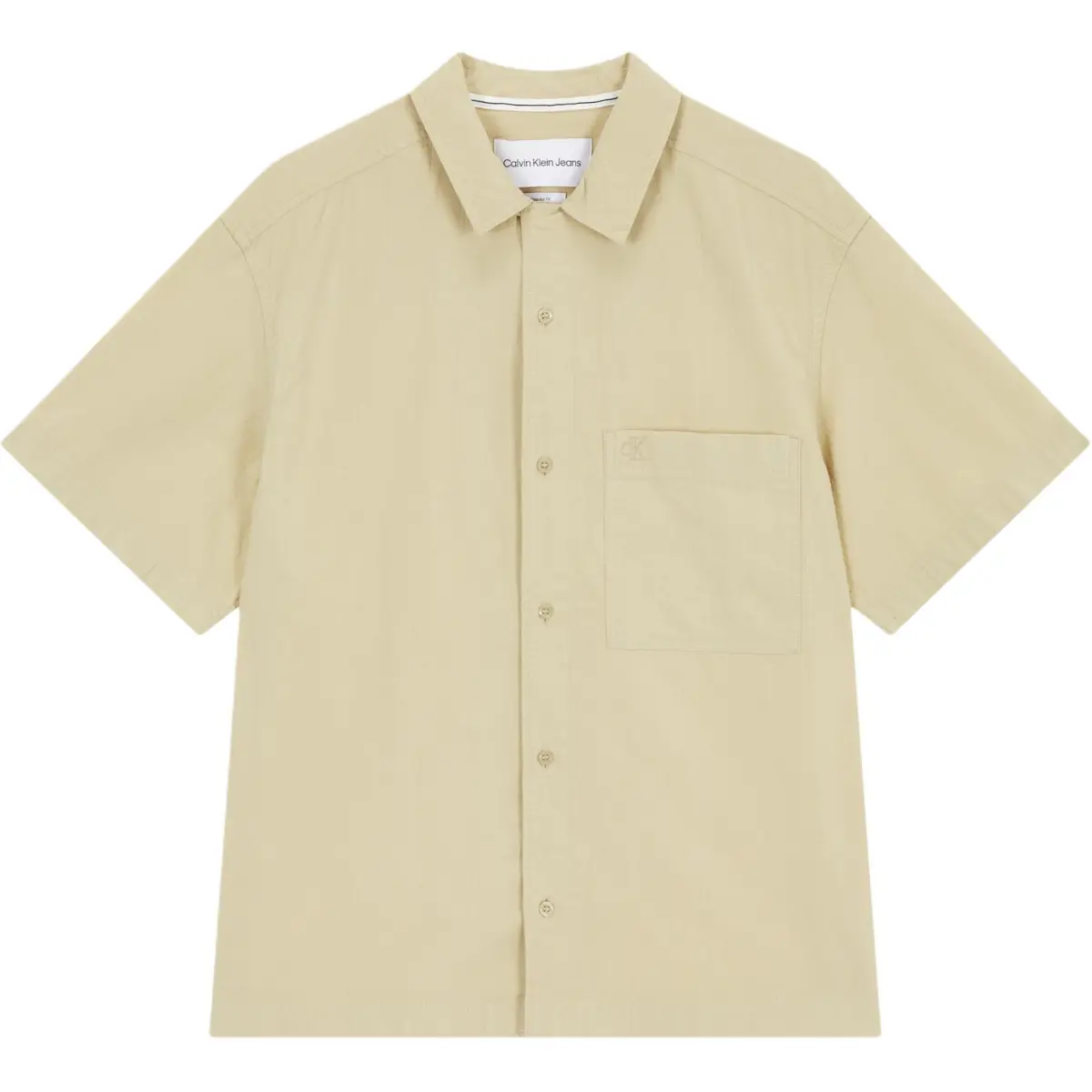 CALVIN KLEIN Shirt Men's Light Khaki