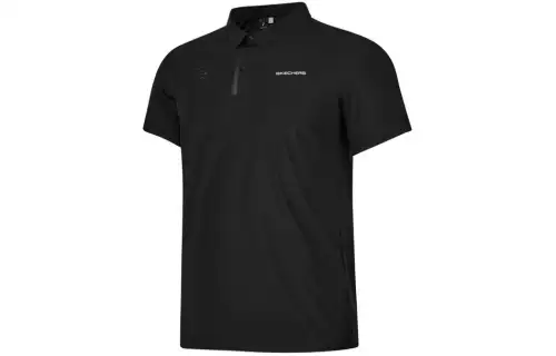 Skechers Polo Shirt Unisex Carbon Black