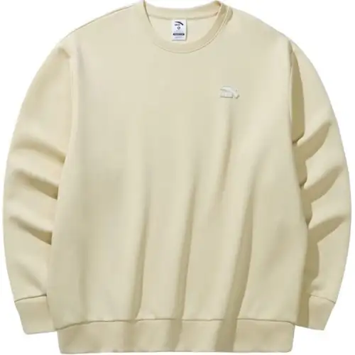 Anta Life Collection Sweatshirt Unisex Light Custard