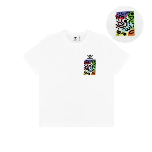 Adidas Originals T Shirt Unisex White