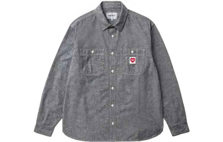 Carhartt WIP Shirts Men's Gray Moderate Other
