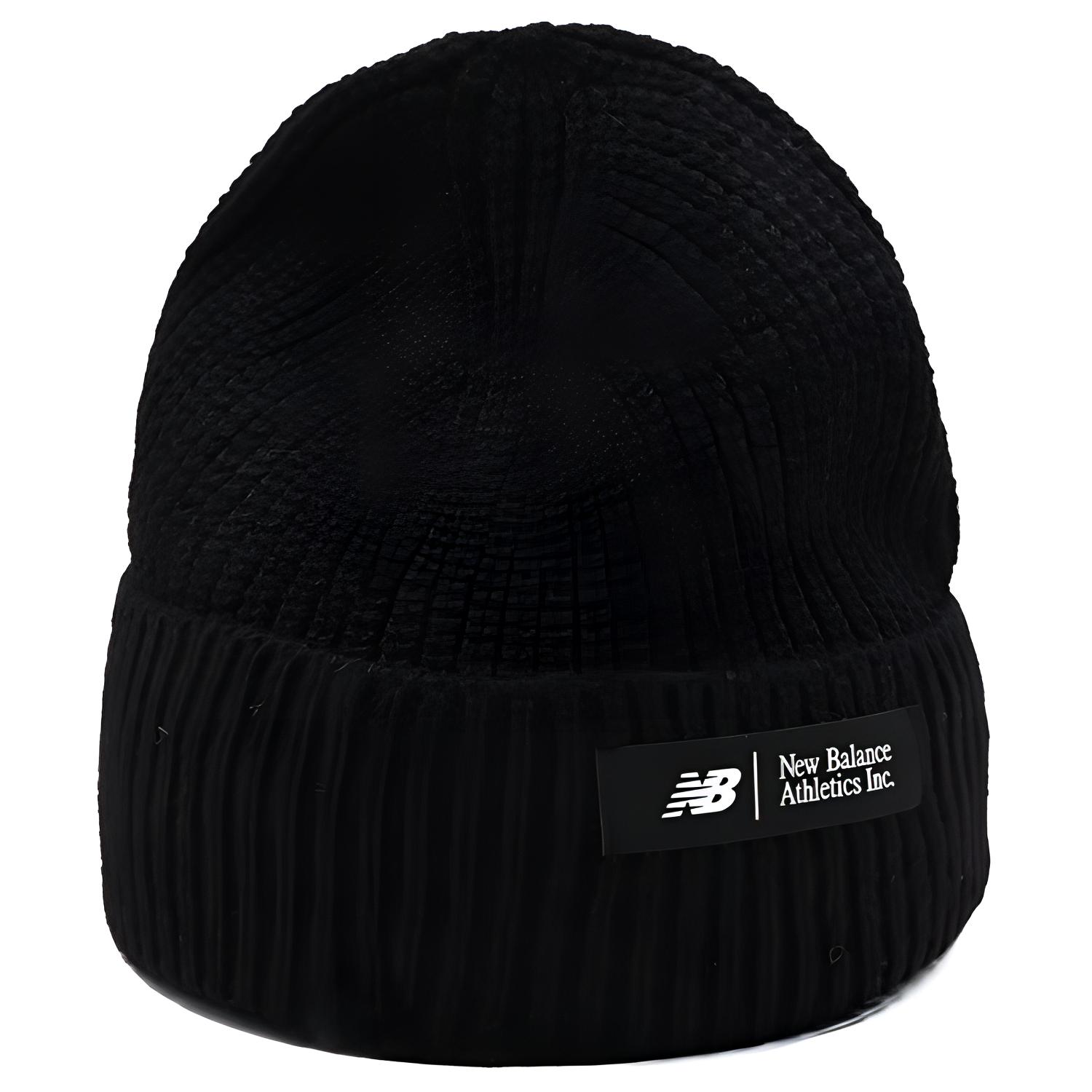 Шапка New Balance вязаная (черная)