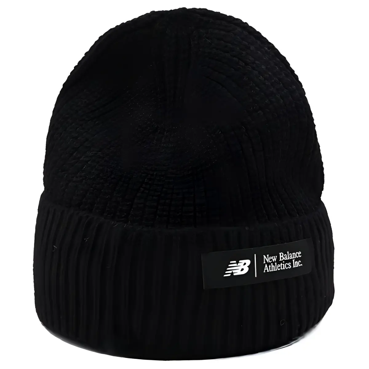 New Balance Acrylic, Polyester, Sheep Wool, Knitted Fabric Beanies Unisex Black