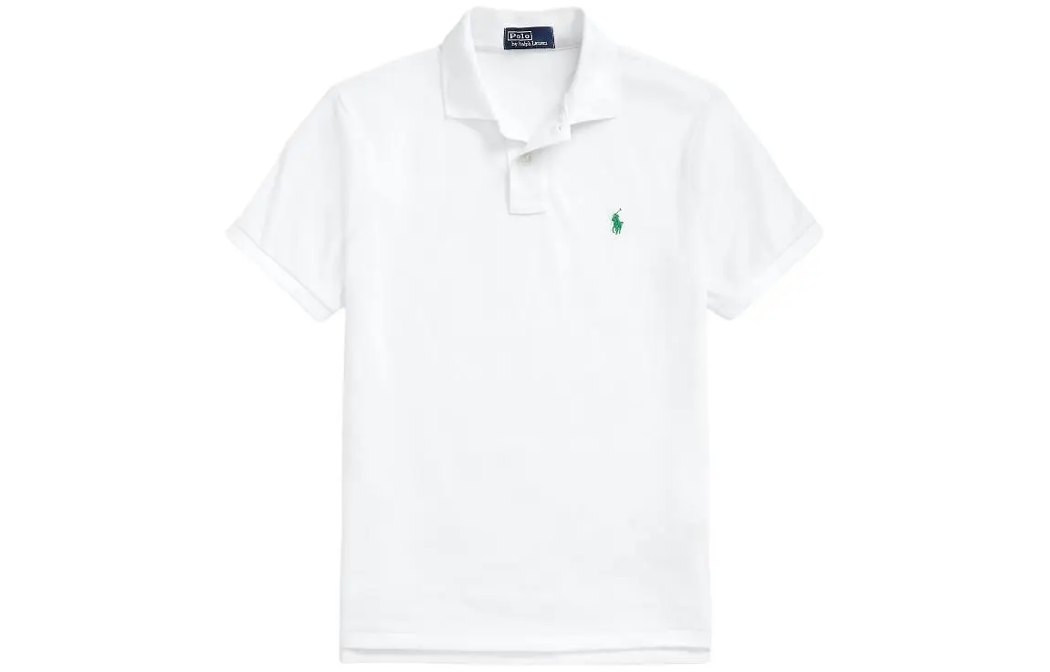 Polo Ralph Lauren Polo Shirt Custom Slim Fit Men's White