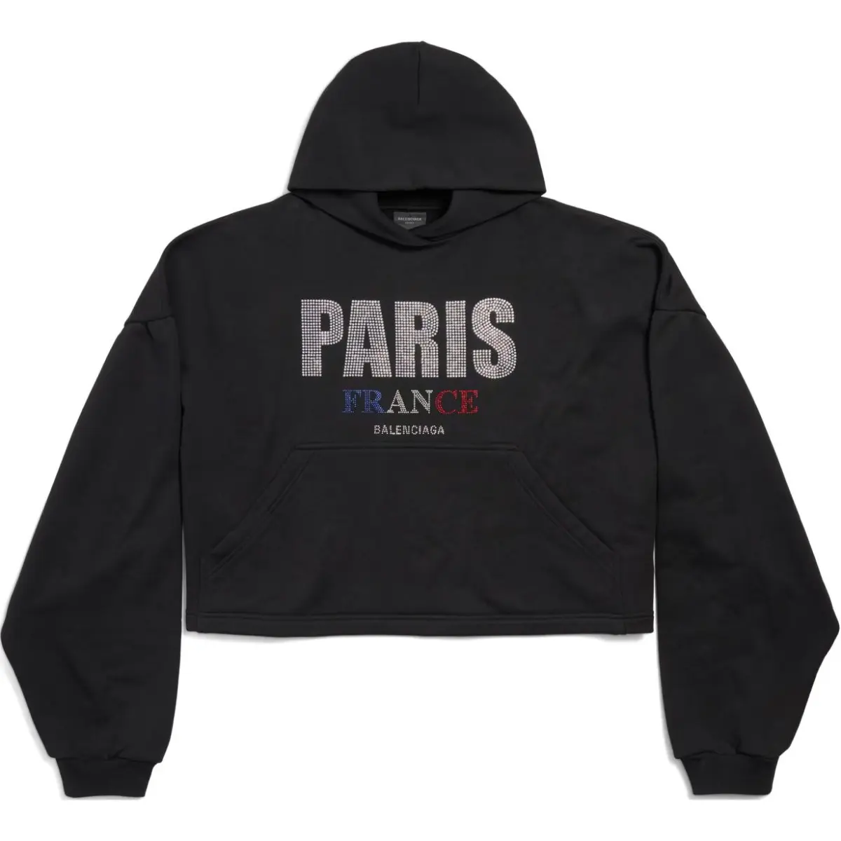 Balenciaga Logo Embellished Hoodie