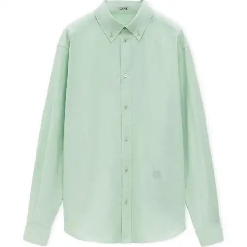 LOEWE Logo Embroidered Long Sleeved Shirt