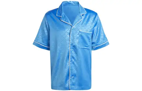 Adidas Originals Shirts Men's Blue Lapel Moderate Other