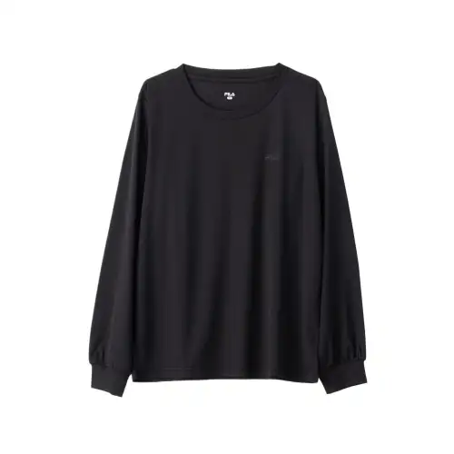 FILA Shirts Unisex Black Crew Neck Moderate