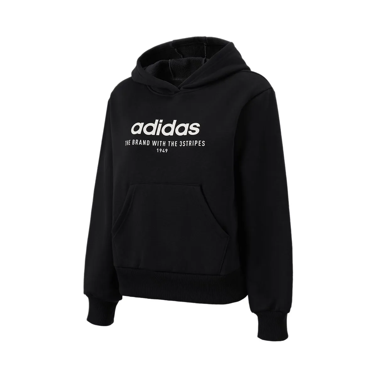 Adidas Sweatshirts Unisex Black Hooded Moderate