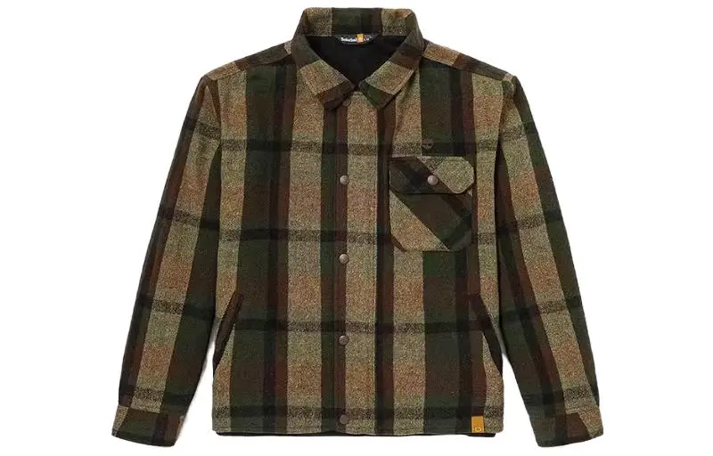 Timberland Shirts Unisex Green Lapel Moderate Other