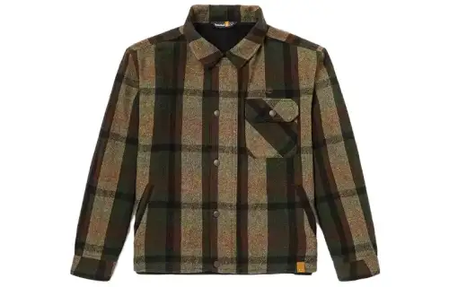 Timberland Shirts Unisex Green Lapel Moderate Other