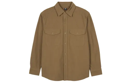 UNIQLO Shirts Men's Umber Pointed Collar Moderate Other