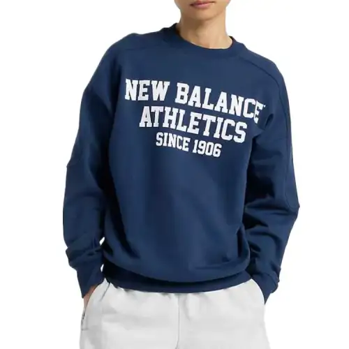 New Balance Varsity French Terry Graphic Crewneck Sweatshirt