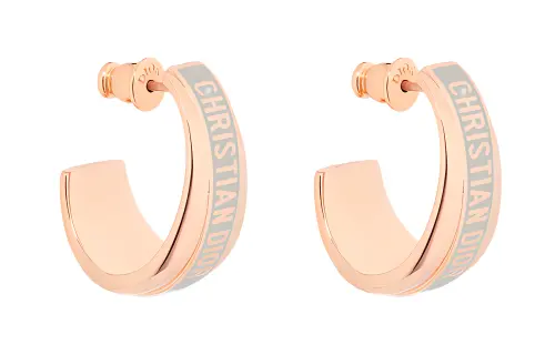 DIOR Metal Earrings Women's Pink