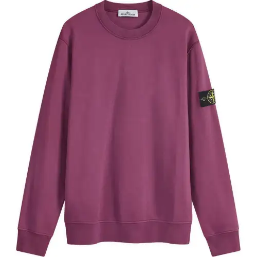STONE ISLAND Logo Patch Crewneck Sweatshirt
