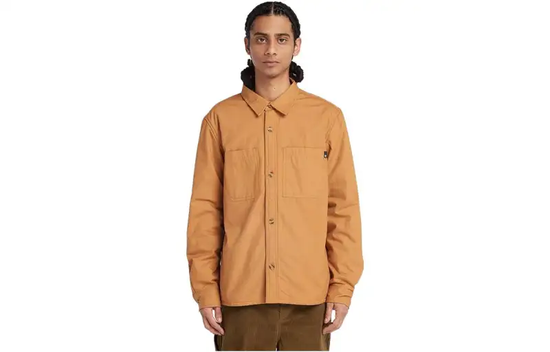 Timberland Shirts Men's Wheat Pointed Collar Thickened Other