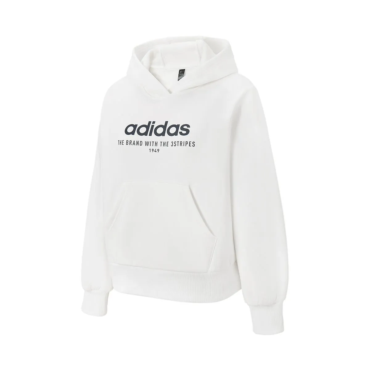 Adidas Sweatshirts Unisex White Hooded Moderate