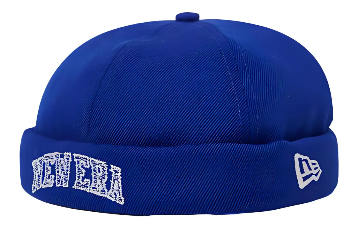 New Era Cotton Gourd Skin Hat Unisex Blue