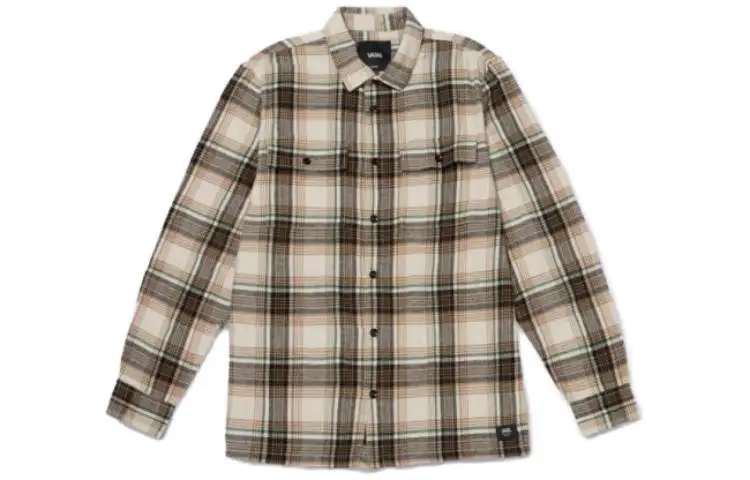 Vans Shirts Men's Khaki Lapel Moderate Other